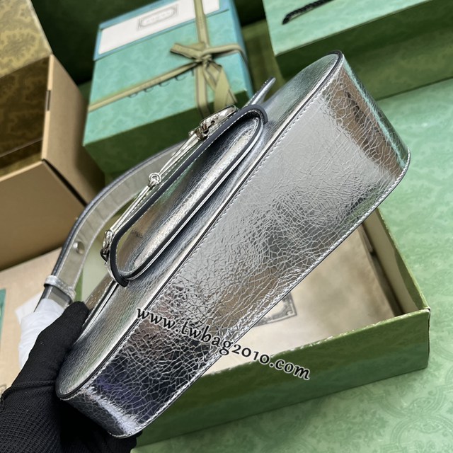 gucci專櫃2024新款原廠皮斜挎手袋 古馳Gucci Horsebit 1955系列小號肩背包 jcp1774